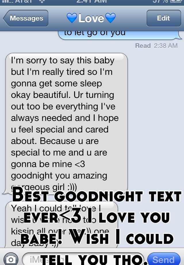 Text goodnight the perfect 82 Best
