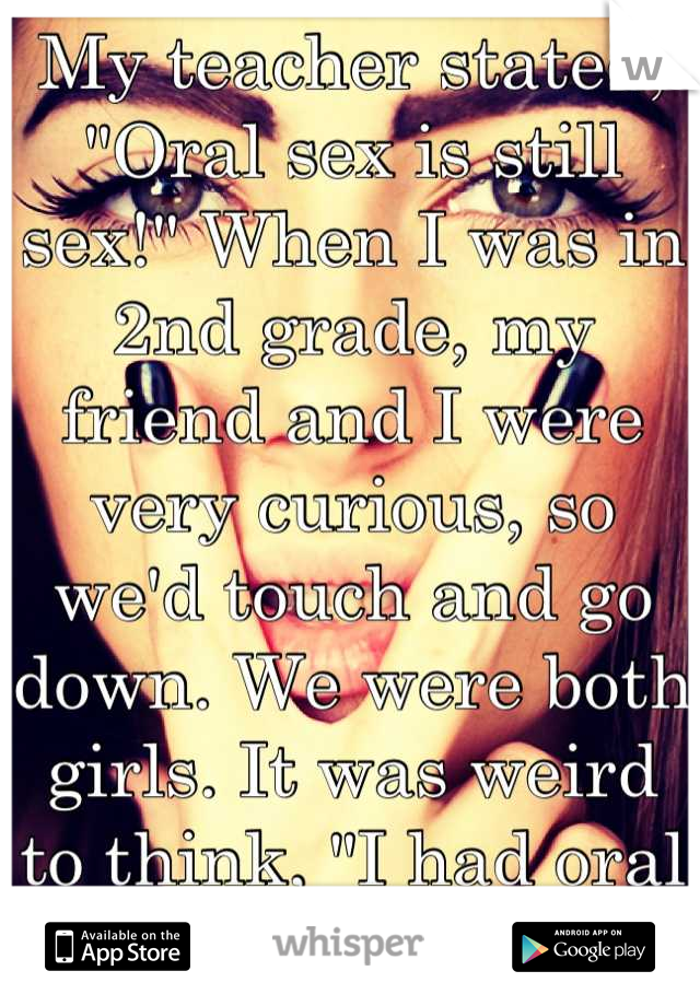 2nd Grade Sex - 2nd graders having oral sex - XXX photo