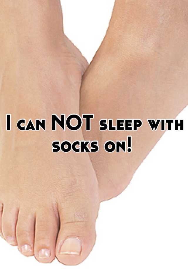 should we sleep with socks on