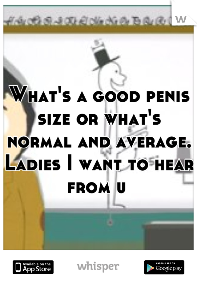 What S A Good Size Penis 74