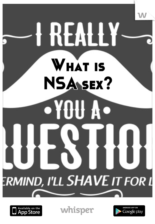 what is nsa?