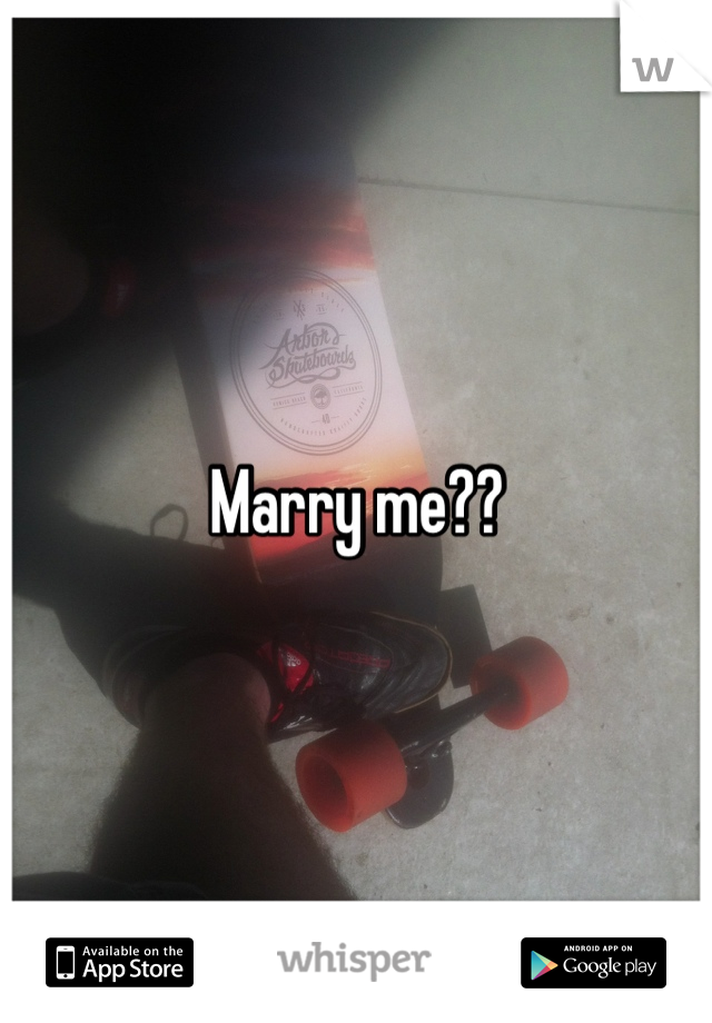 Marry me??