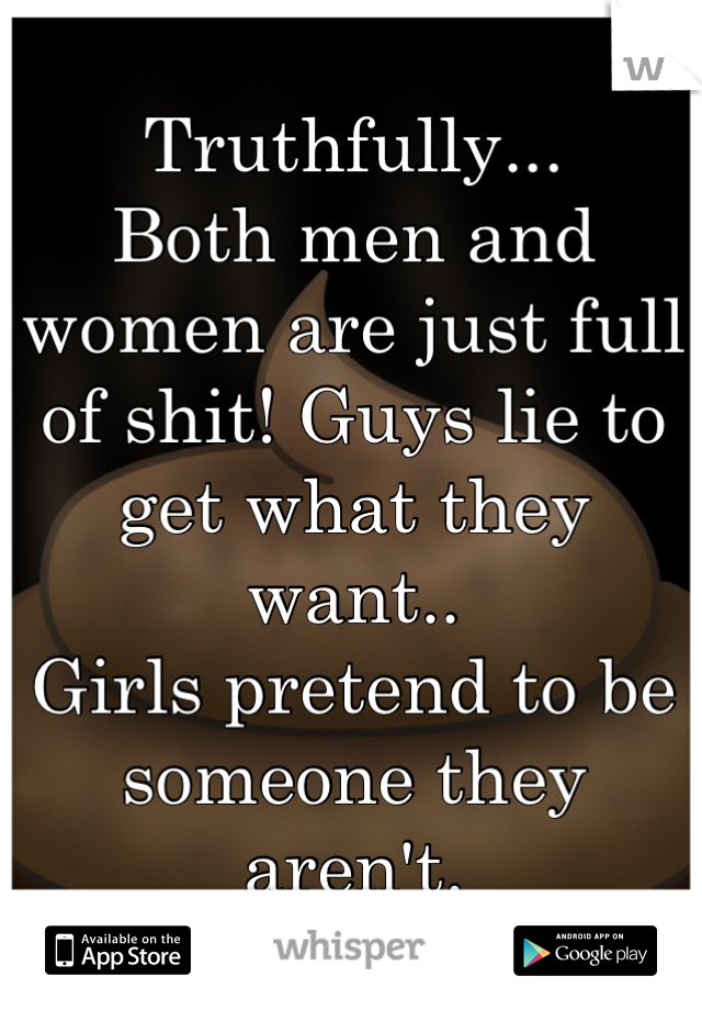 Shit on who men women 5 Reasons