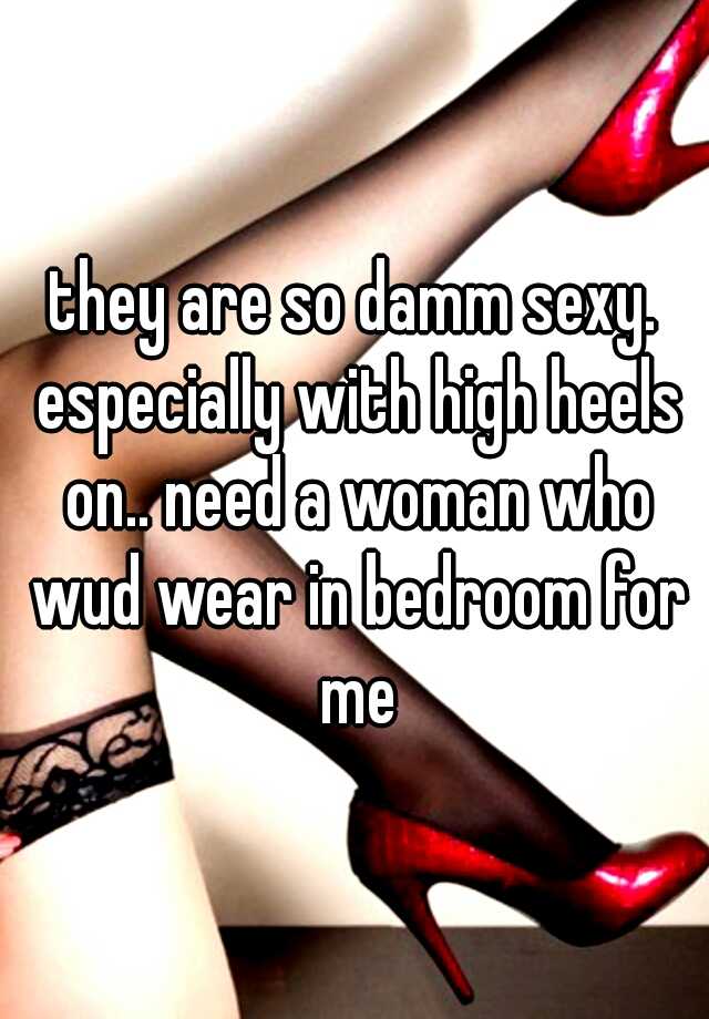 sexy bedroom heels