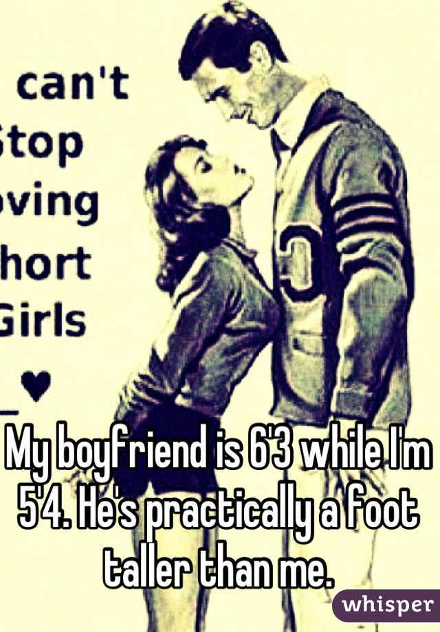 Than me taller boyfriend my barely is My boyfriend