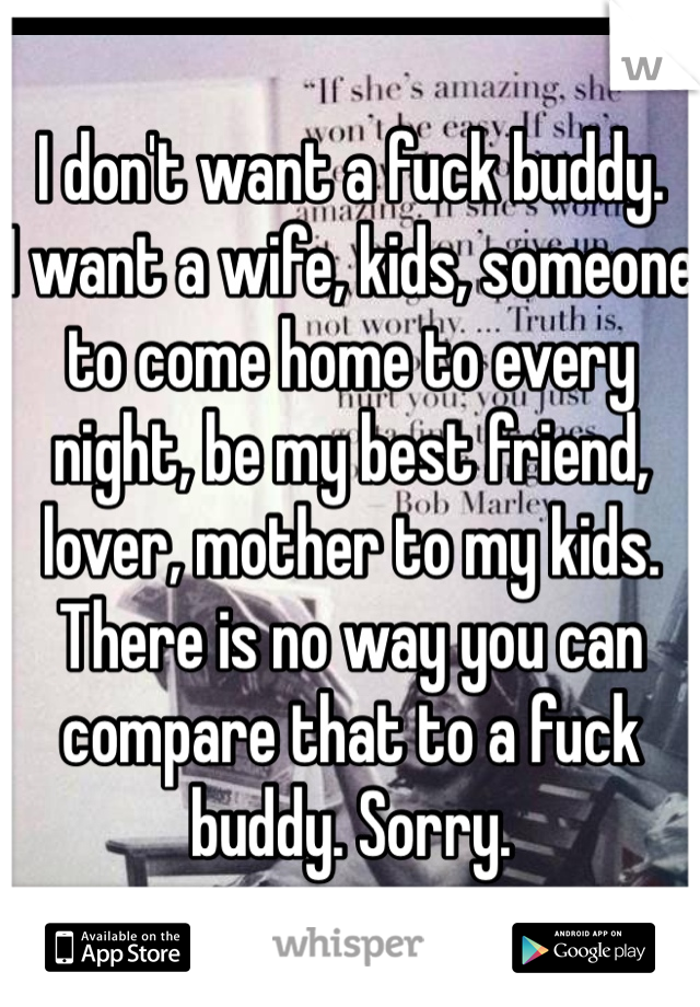 My wife wants a fuck buddy