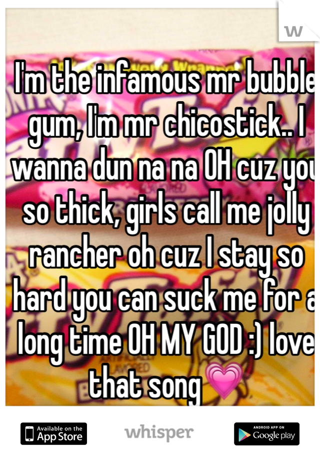 bubble gum song