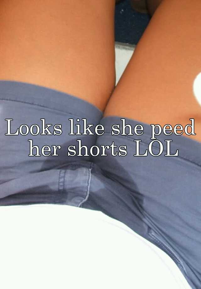 Girl Pees Her Shorts