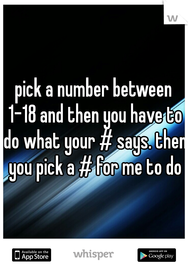 pick a number between 1 and 3 10 times