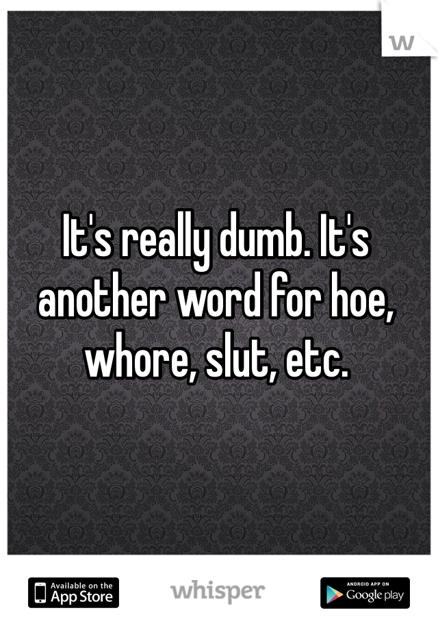 what is another word for hoe