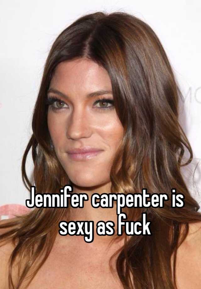 Jennifer carpenter sexy pics