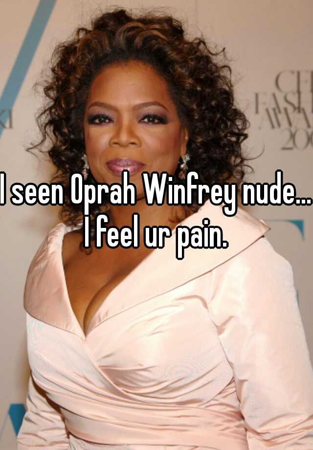 Nude oprah winfrey Oprah Winfrey