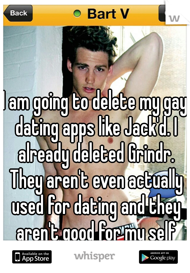 how to delete dating apps gay