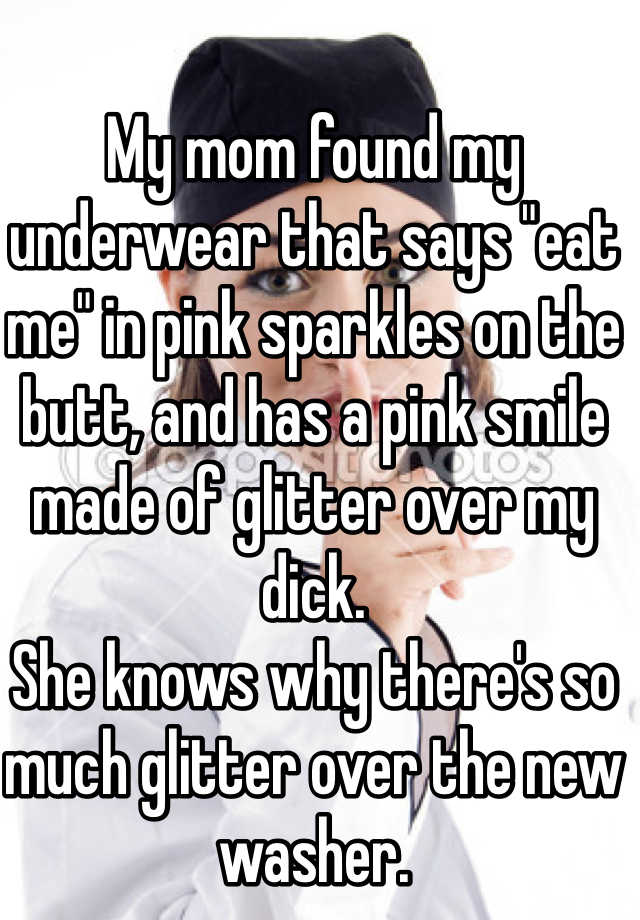 Pink sparkles butt