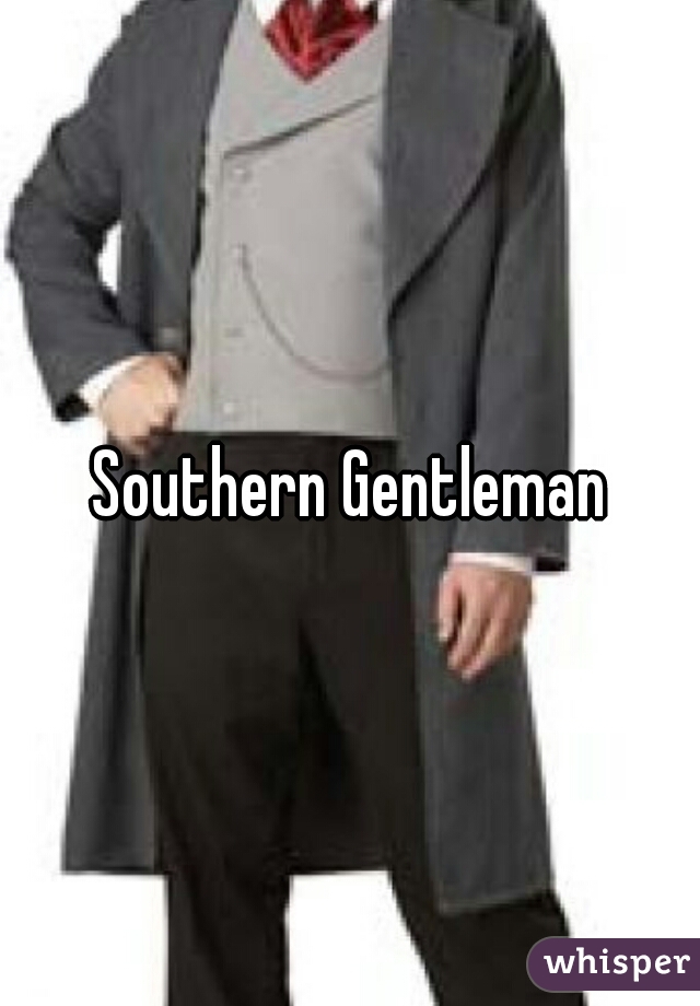 What is the male version of a southern belle?