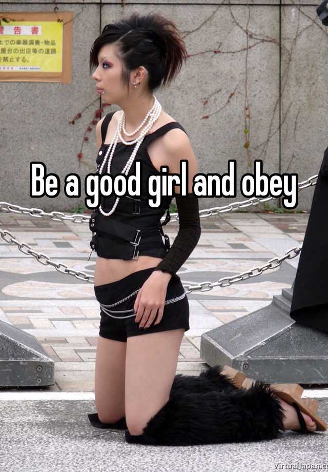 Girls obey good Punishment