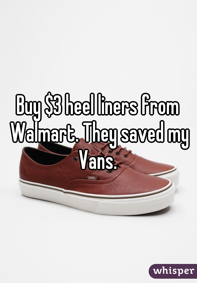 heel liners walmart