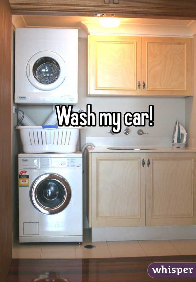 Wash my car!