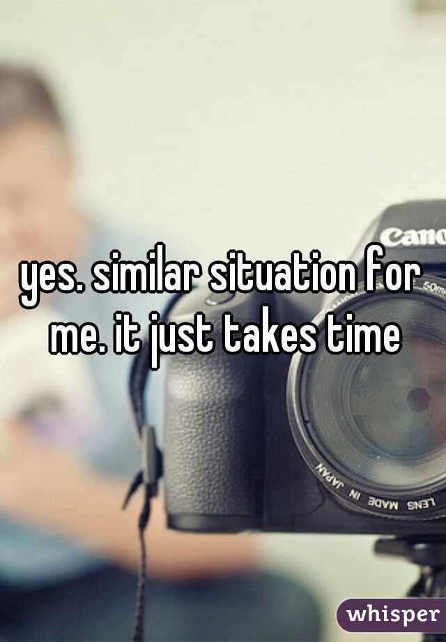 yes. similar situation for me. it just takes time