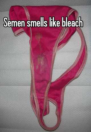 Bleach like does sperm why smell Why Does