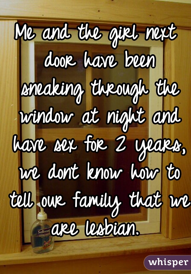 Lesbian girl next door