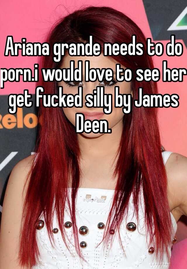 Ariana grande needs to do porn.i would love to see her get ...