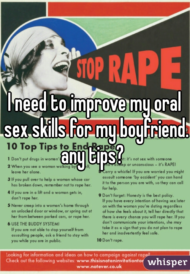 Top tips for oral sex
