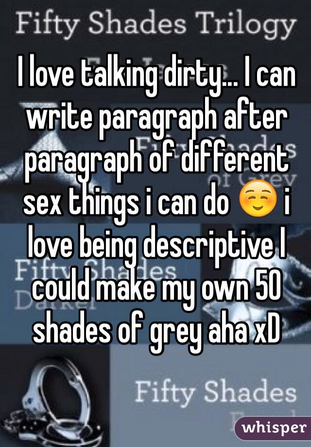 Of 50 paragraphs shades grey sexiest We read