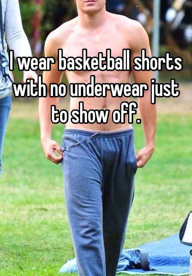 shorts no underwear