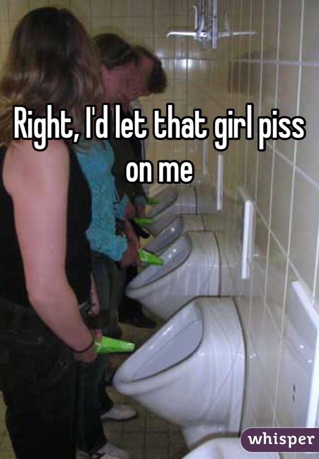 Girl Pissed On