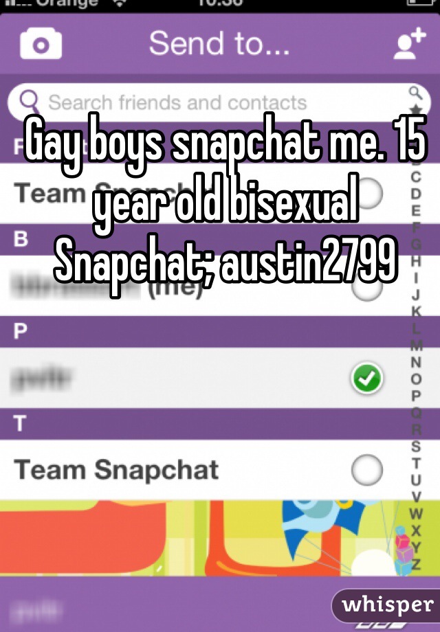 gay snapchat guys names