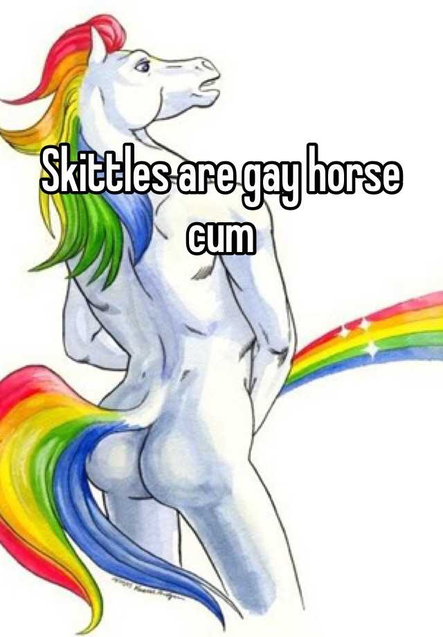 Horse cumshot gay 