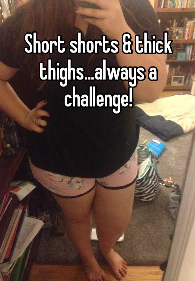 Thick thighs booty shorts
