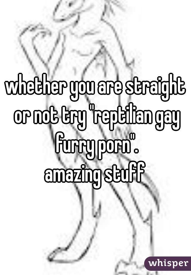 No Gay Furry Porn - whether you are straight or not try \