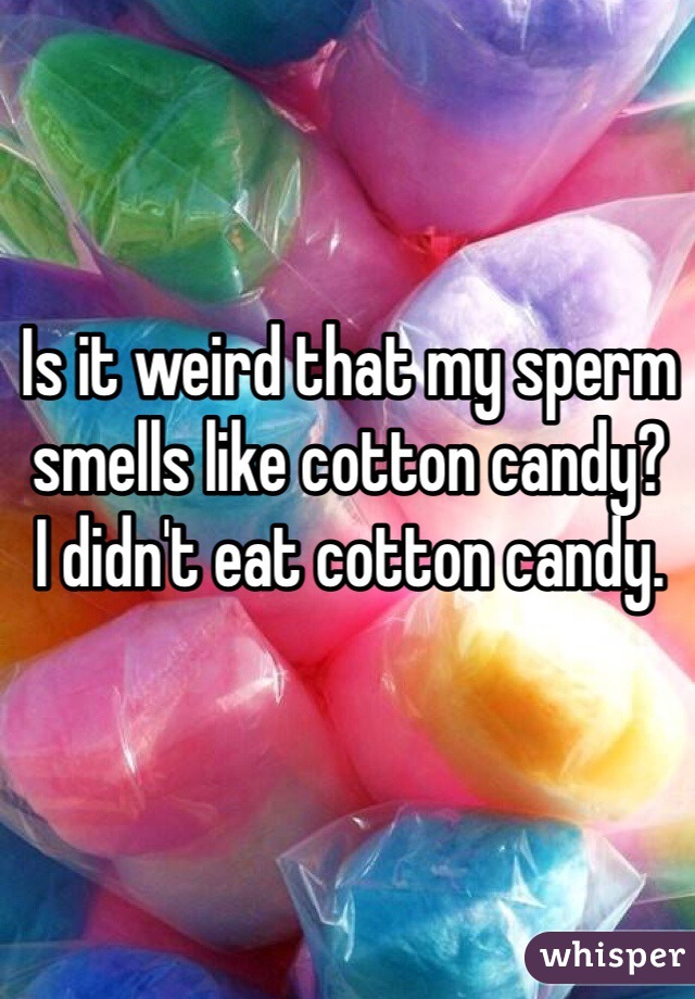 Why does sperm smell weird