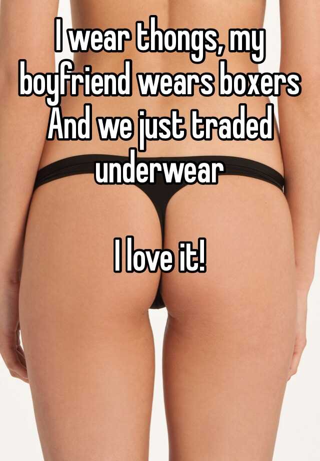 Boyfriend panties my wears Male, Married