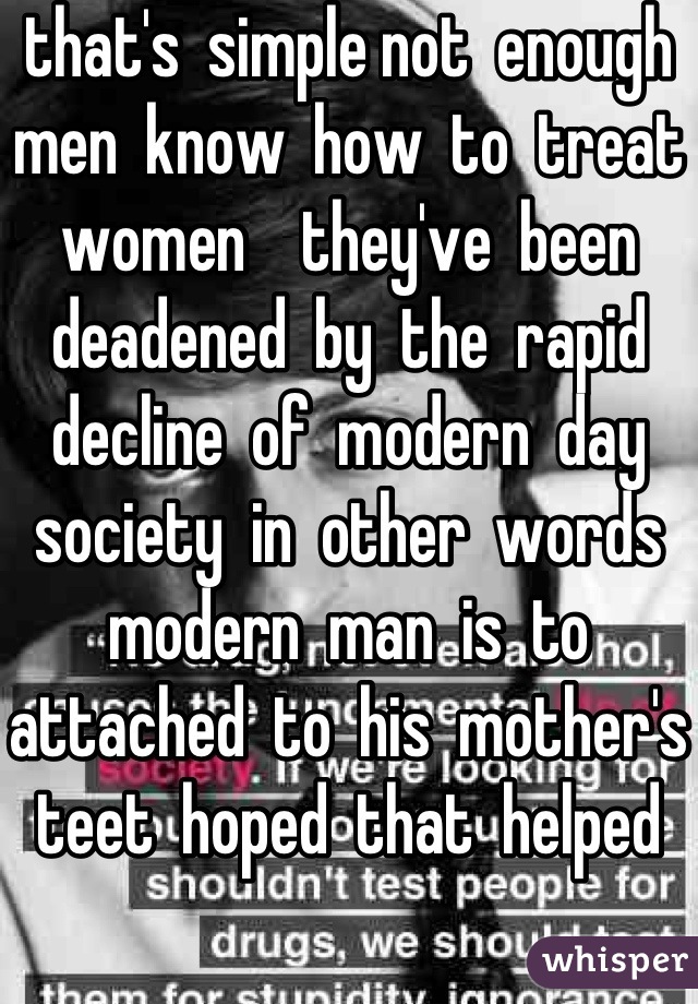 words to describe modern man