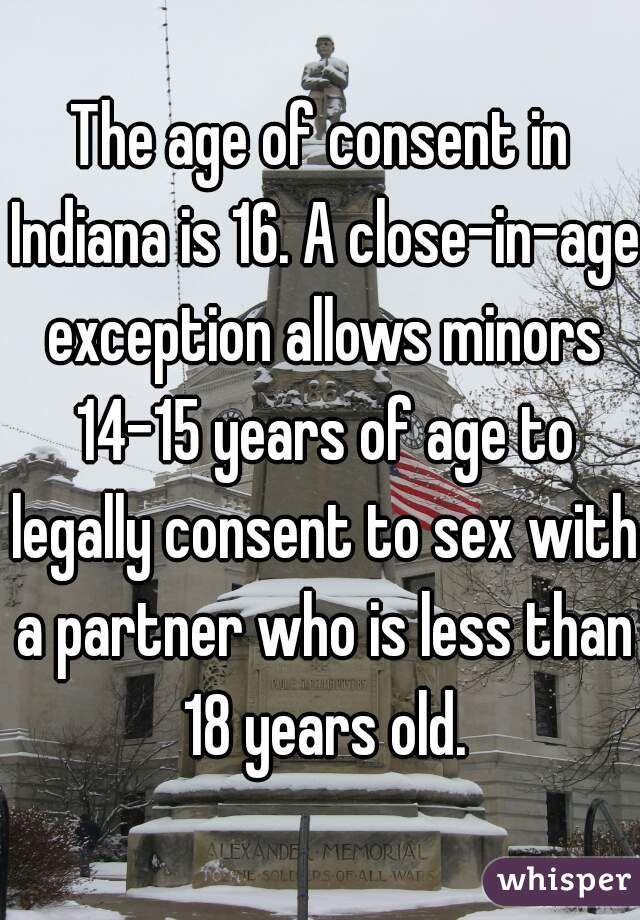 Age Indianapolis at sex in 17 Proven