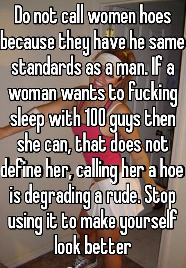 A hoe makes what a woman How To