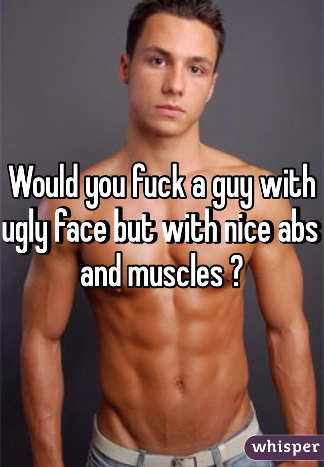 Ugly muscle man