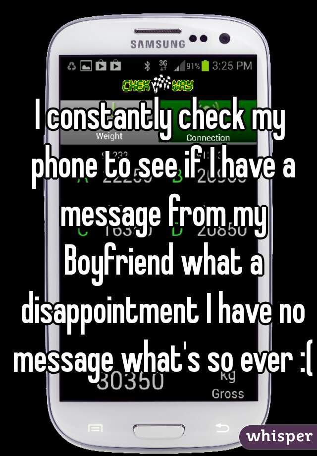 To disappointed boyfriend message your 60 Quotes