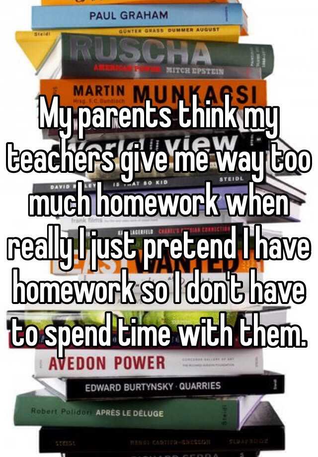 why do teachers give homework