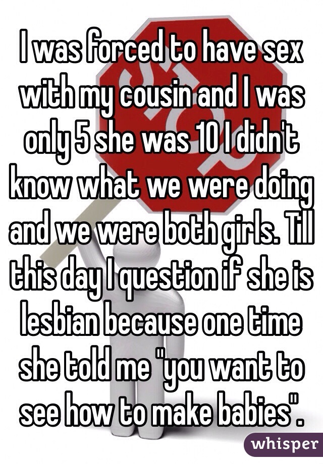 What if you want sex cousin