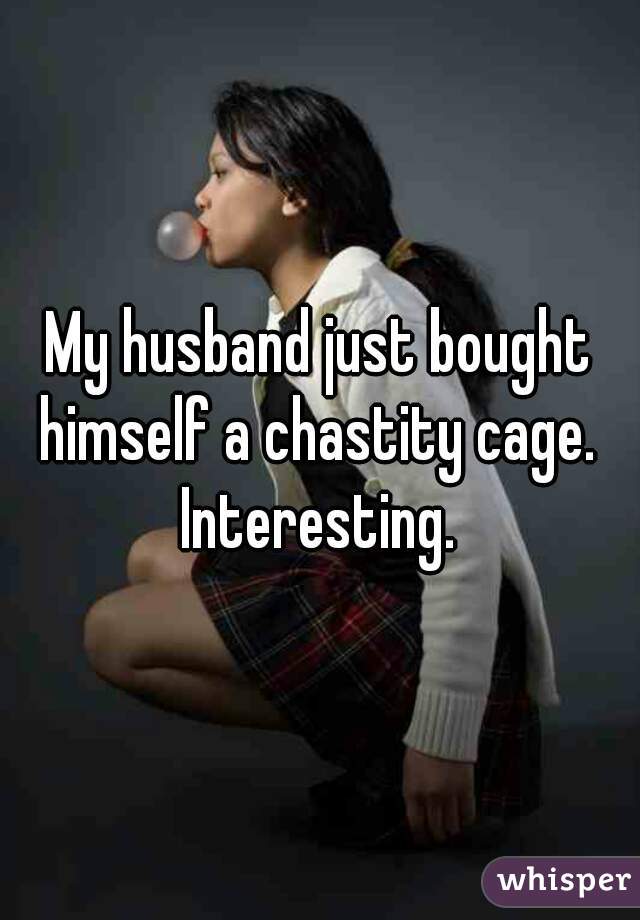 Chastity husband