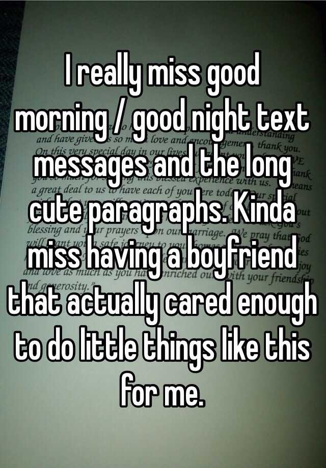 And messages goodmorning goodnight 100% Cute