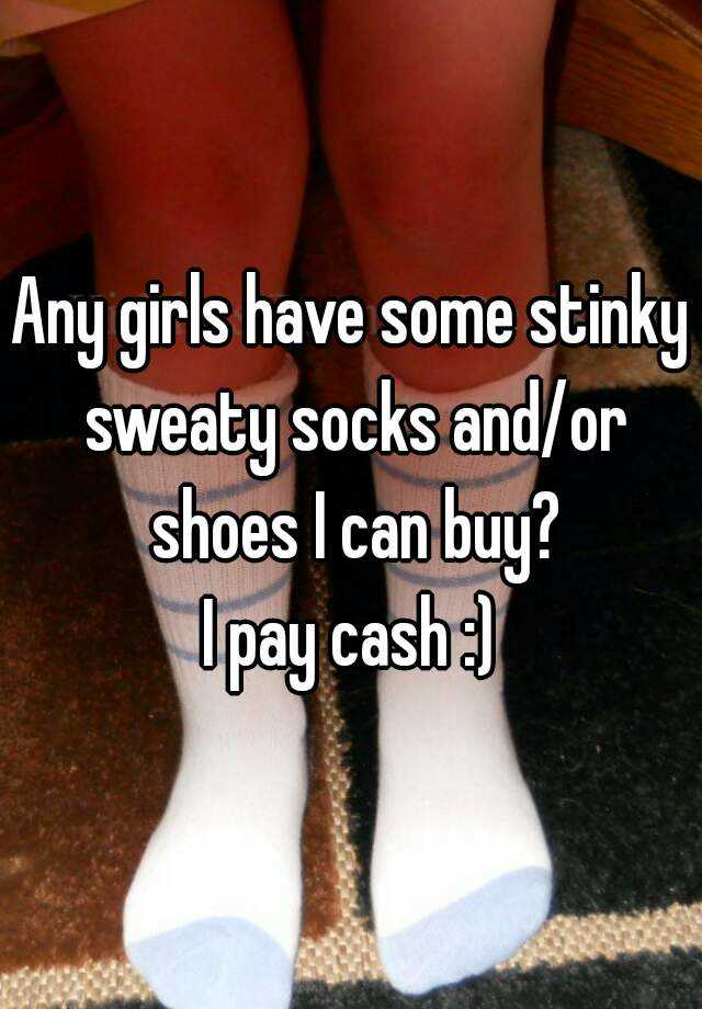 Sweaty girls socks