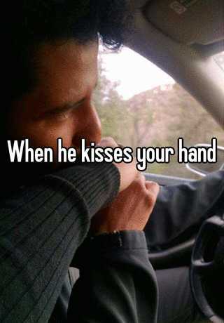 Kisses guy when hand a your 9 Little