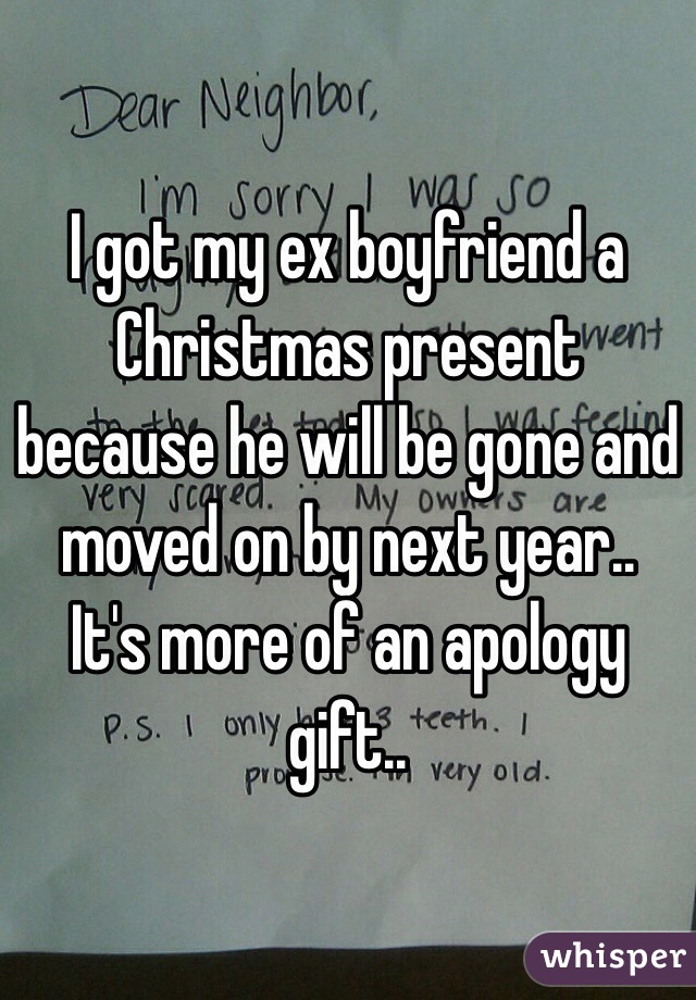 christmas gift for ex boyfriend