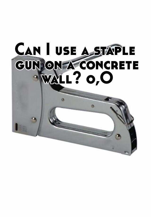 concrete staple gun