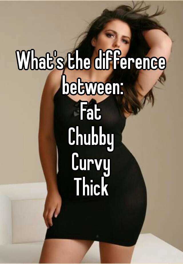 what-s-the-difference-between-fat-chubby-curvy-thick